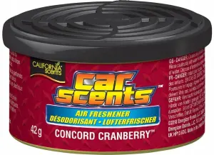 California Car Scents puszka zapachowa do auta Concord Cranberry 42g