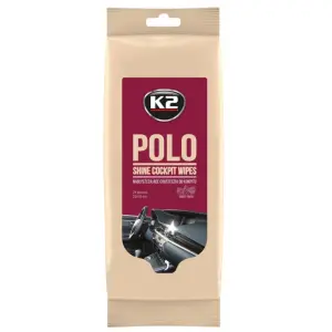 K2 Polo Shine Wipes Chusteczki do kokpitu 24 szt.