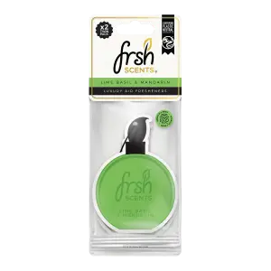 frshSCENTS Luxury Card Zawieszka zapachowa Lime Basil & Mandarin 2 Pack