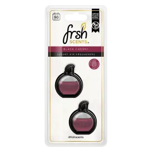 frshSCENTS Mini Vent Deffusers-Black Cherry-Odświeżacz Nawiewowy 2 Pac