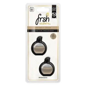 frshSCENTS Mini Vent Deffusers-Coconut Crush-Odświeżacz Nawiewowy 2 Pac