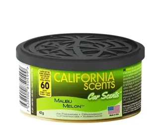 California Car Scents puszka zapachowa do auta Malibu Melon 42g